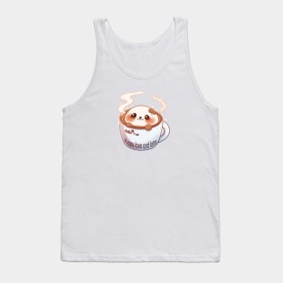 Cute Puppy love and latte for dog lovers Tank Top